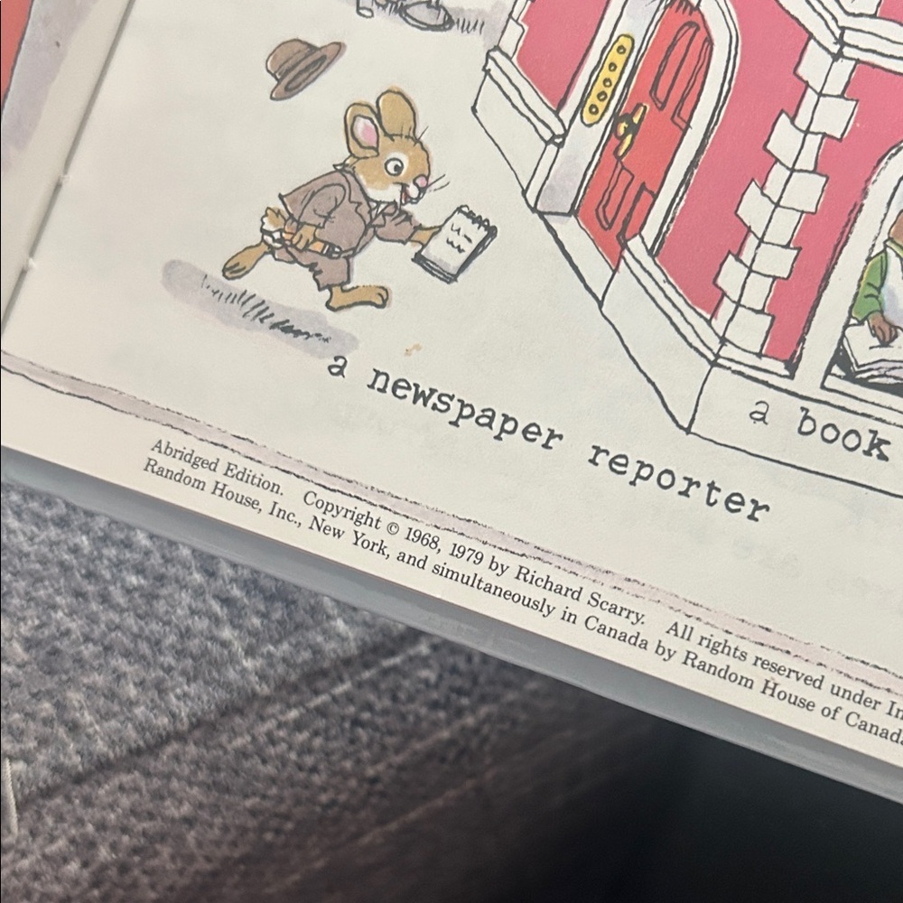 Richard Scarry's 'What Do People Do All Day?' Book 1979 version vintage - Picture 4 of 5